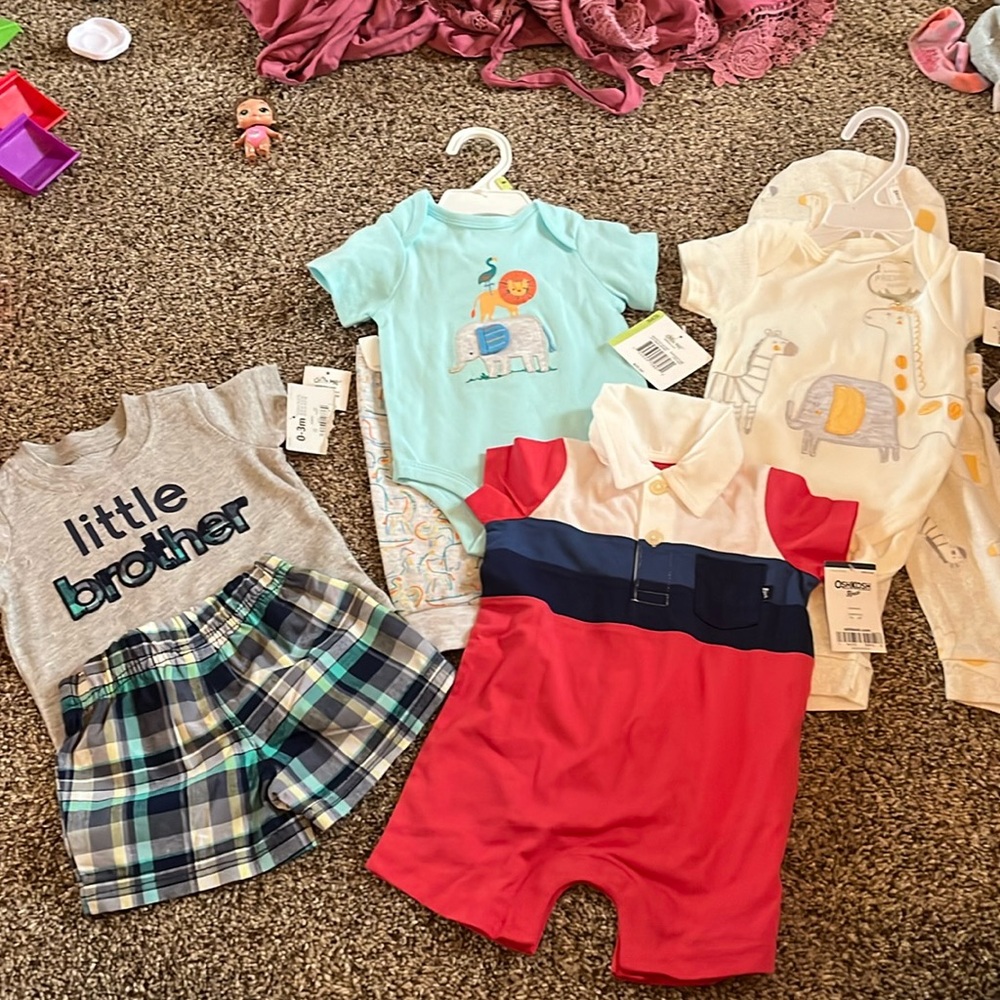 0-3 and 3 month baby boy clothing